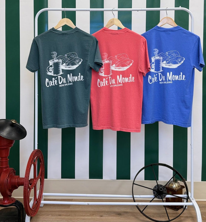 Coffee & Beignets Comfort Colors Shirt image 1