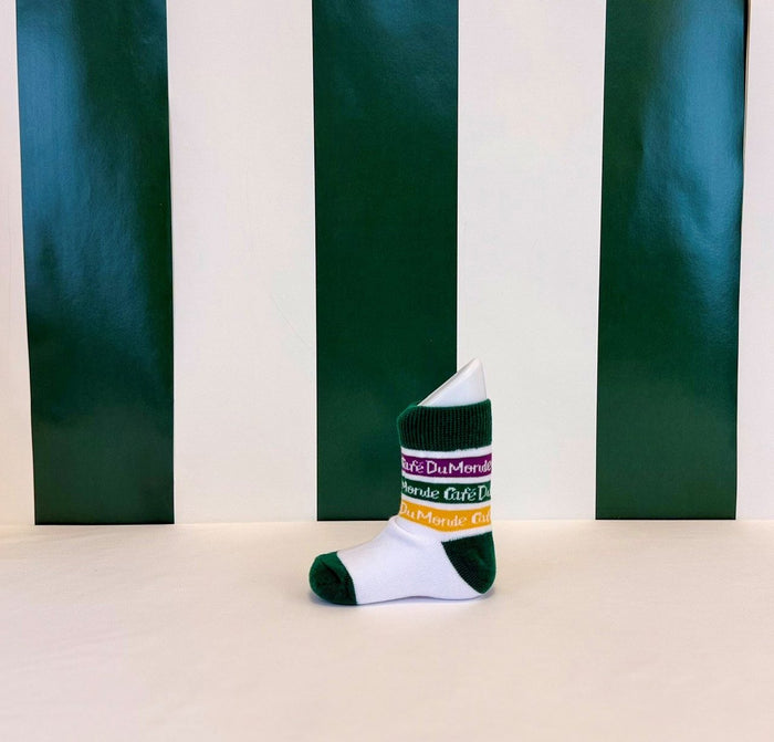 Mardi Gras Baby Socks image 1