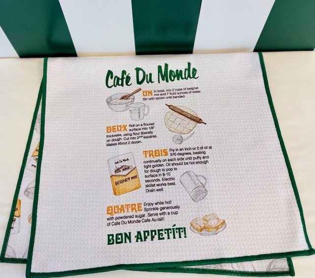 Beignet Recipe Towel image 1