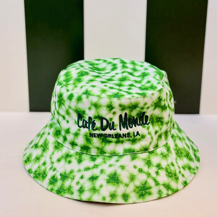 Green Tie Dye Bucket Hat image 1