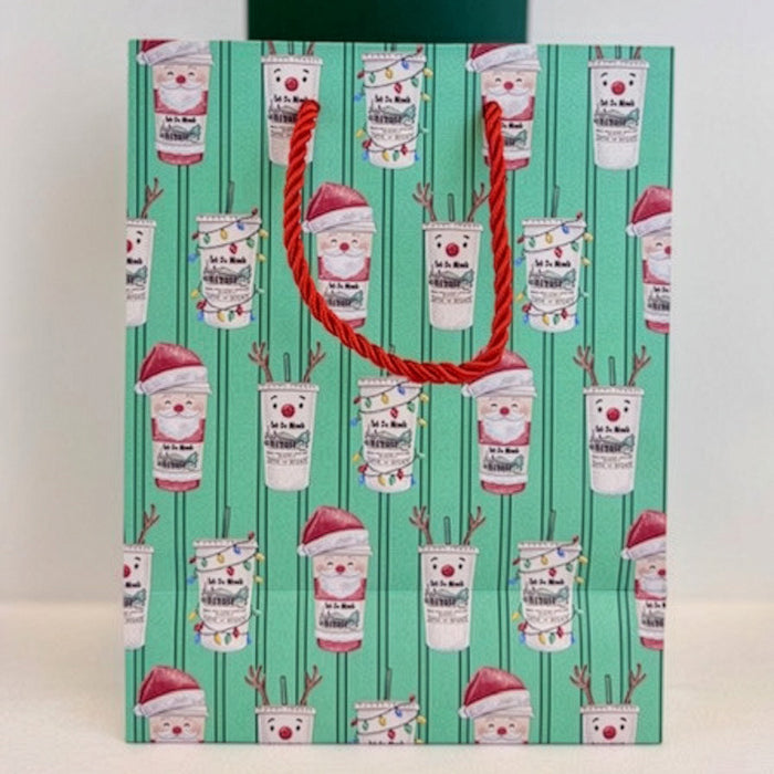 Holiday To Go Cup Gift Bag image 1