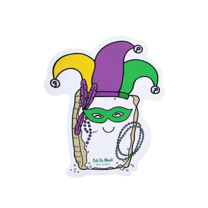 Jester Permanent Vinyl Sticker image 1