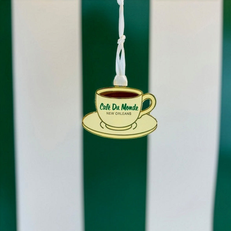 Enamel Coffee Mug Ornament image 1