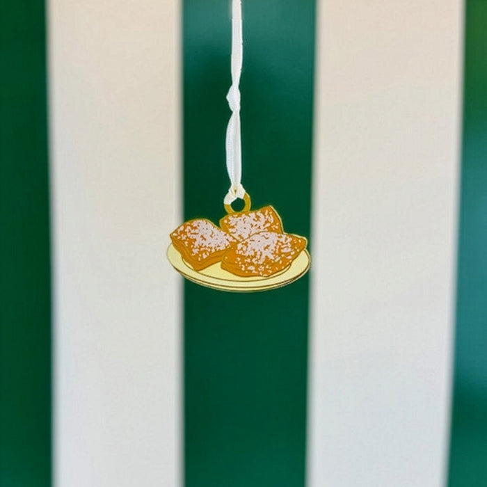 Enamel Plate of Beignets Ornament image 1