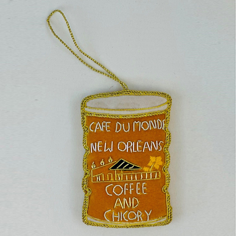 Plush Coffee Can Ornament image 1