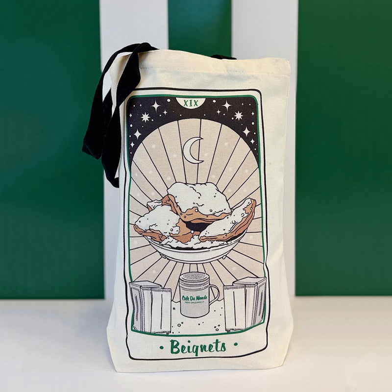 Double Sided Tarot Canvas Tote image 2