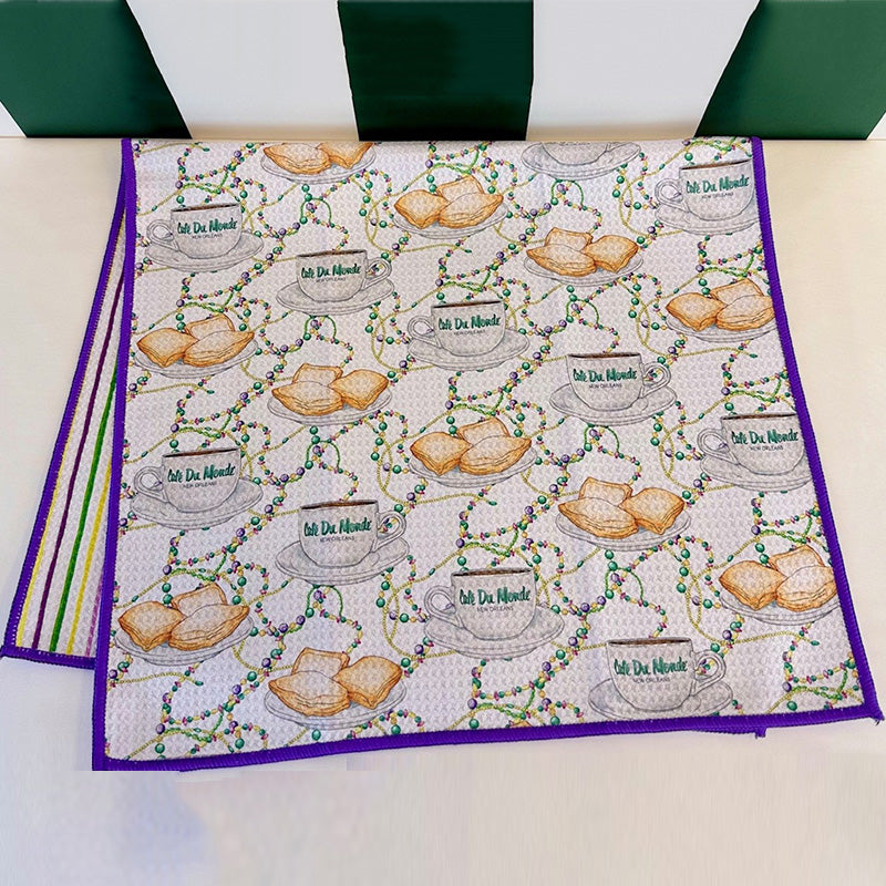 Beads and Beignets Towel image 1