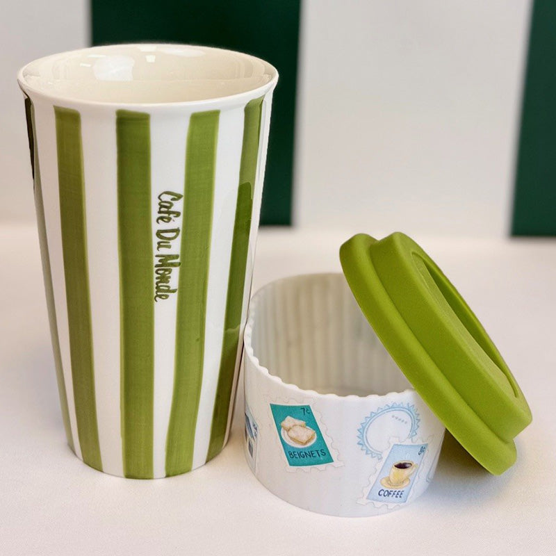 Striped Travel Cup image 2