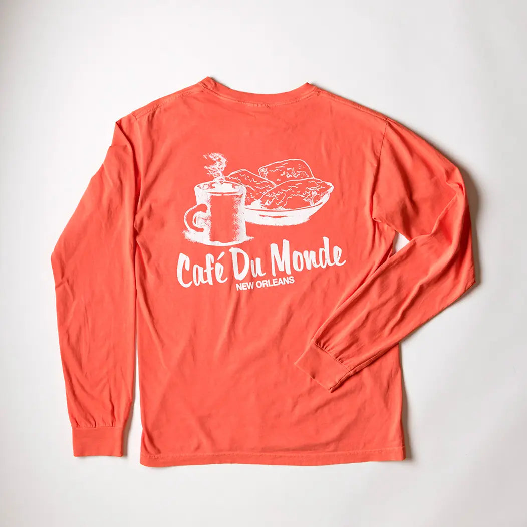 Coffee & Beignets Long Sleeve Shirt image 2