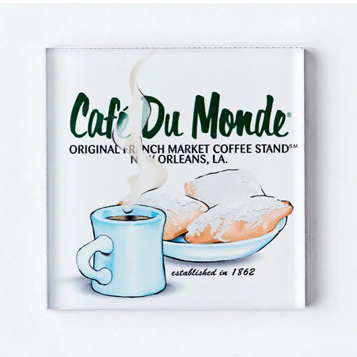 Coffee and Beignet Magnet image 1