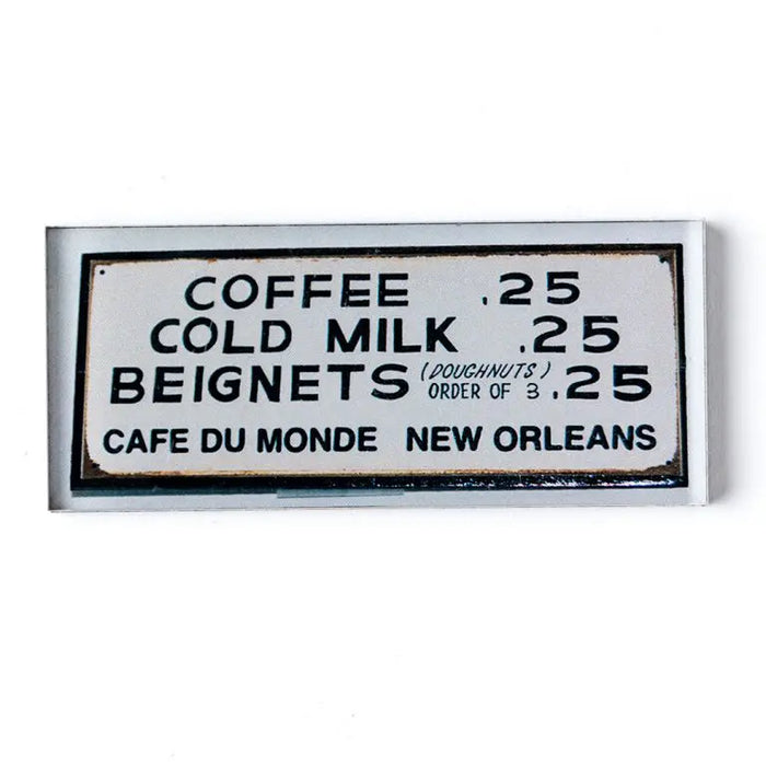 Metal Reproduction Menu Sign image 1